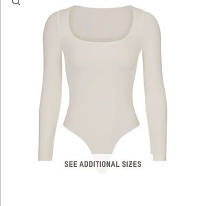 NEW skims bodysuit long sleeve